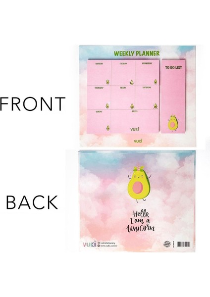 Masa Üstü Haftalık Planlayıcı Defter