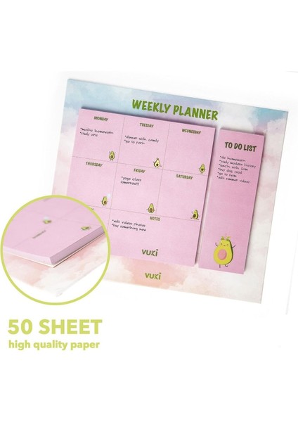 Masa Üstü Haftalık Planlayıcı Defter
