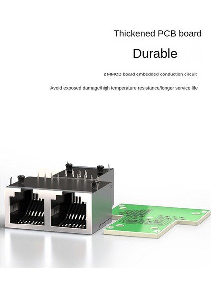 5 Adet 1 Ila 2 Yollu Lan Ethernet Ağ Kablo Ayırıcı Adaptörü RJ45 Dişi Ayırıcı Soketli Konnektör Adaptörü Dizüstü Bilgisayar Için (Yurt Dışından)