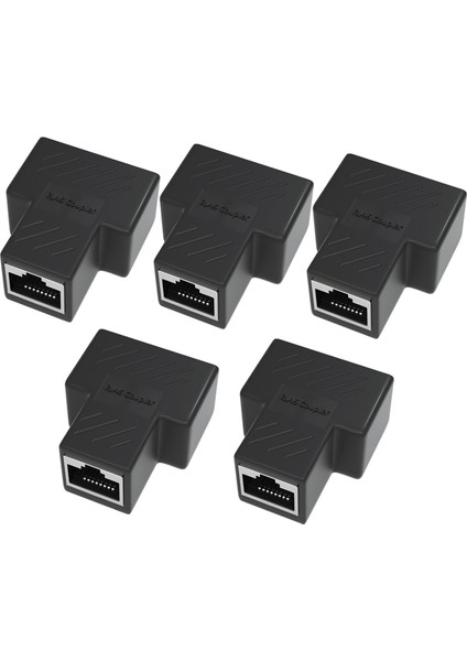 5 Adet 1 Ila 2 Yollu Lan Ethernet Ağ Kablo Ayırıcı Adaptörü RJ45 Dişi Ayırıcı Soketli Konnektör Adaptörü Dizüstü Bilgisayar Için (Yurt Dışından)