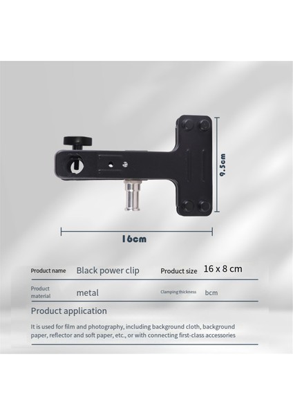 Metal Klip Arka Plan Destek Kelepçesi Koruyucu Kılıf ile Fotoğraf Stüdyosu Zemin Braketi Tutucu Fotoğraf Aksesuarı (Yurt Dışından) modelleri