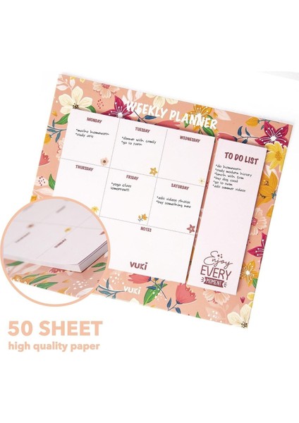 Masa Üstü Haftalık Planlayıcı Defter indirimleri