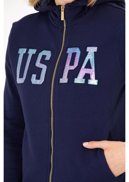 Kadın Siyah Kapüşonlu Fermuarlı Basic Sweatshirt fırsatları