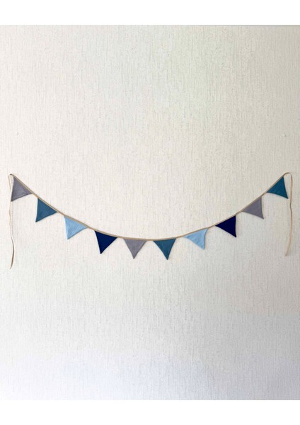 Müslin, Pastel Renkli, Üçgen Kumaş Flama Banner Çocuk Bebek Odası Duvar Aksesuarı fiyatları