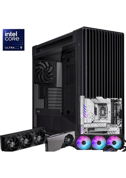 Intel Core Ultra 9 285K Suprım Lıquıd RTX5090 192GB Ddr5 2tb M.2 SSD + 16TB HDD W11P