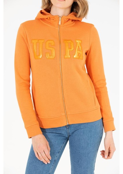 Kadın Siyah Kapüşonlu Fermuarlı Basic Sweatshirt modelleri