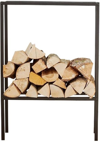 Şömine Kenarı Odunluk Soba Yanı Odunluk Metal Odunluk