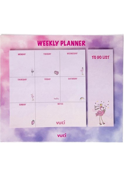 Masa Üstü Haftalık Planlayıcı Defter