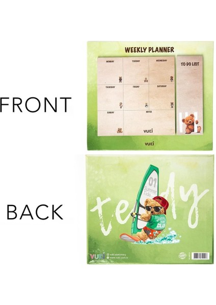 Masa Üstü Haftalık Planlayıcı Defter