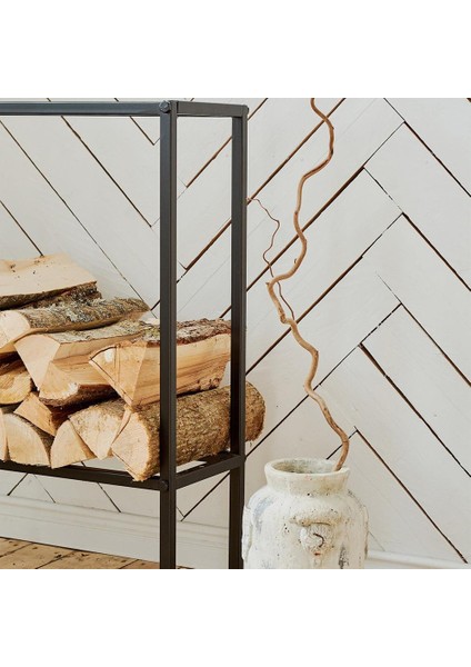 Şömine Kenarı Odunluk Soba Yanı Odunluk Metal Odunluk indirimleri