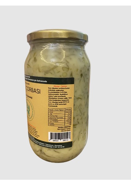 Tirşik-Klasik-1 L Kavanoz-Postbiyotik Çorba-Türkiye’de Bir Ilk! modelleri