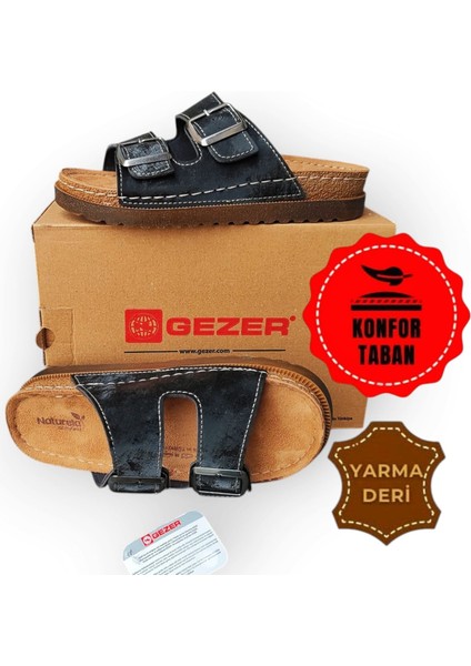 Kadın Anatomik Comfort Deri Çift Bantlı Luxury Günlük Terlik modelleri