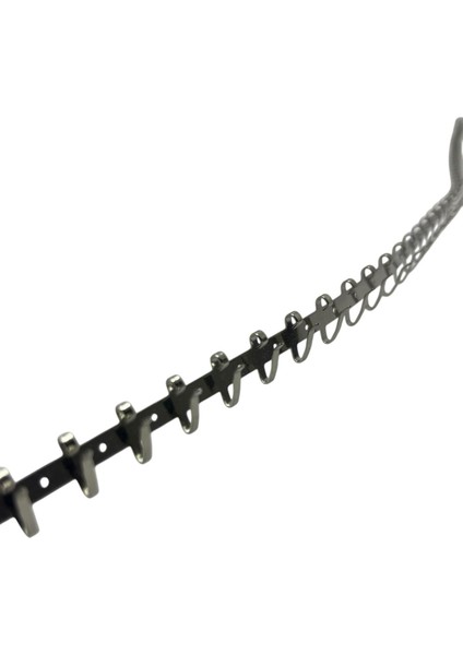 Yerli Üretim Metal Malzeme Krom Renk Bir Metre Tesbih & Takı Sergileme Askısı fiyatları