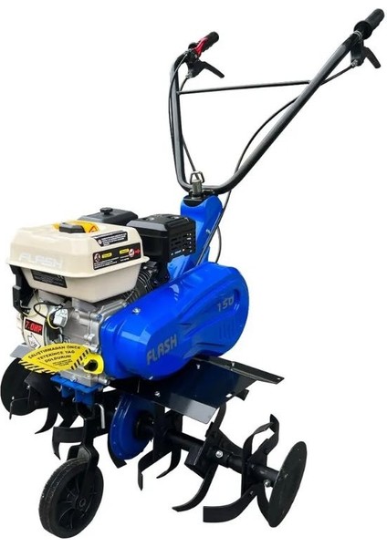 Flash 150 Benzinli Çapa Makinası 7 Hp 1 Ileri 1 Geri Vites Yeni Nesil Motor