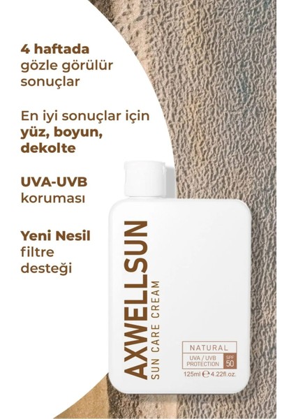 50 SPF+ Leke Karşıtı Nemlendirici Yüksek Koruma Güneş Kremi 125 ML