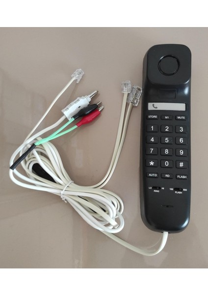 Çok Uçlu Siyah Karel Test Telefonu