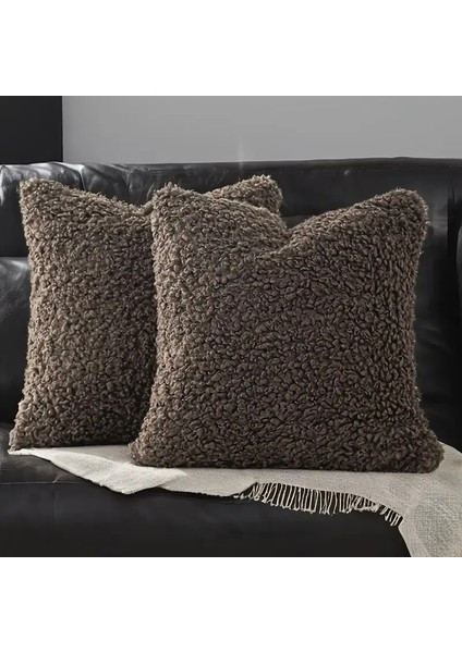 Teddy Kıvırck Peluş Yastık Kılıf Kırlant ( 1ADET ) Ölçüm 40 x 40 cm fırsatları