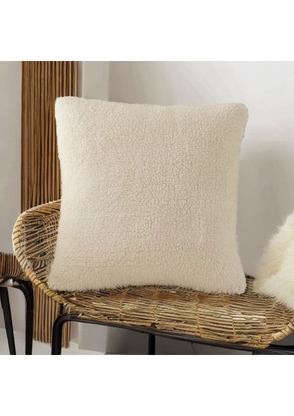 Teddy Kıvırck Peluş Yastık Kılıf Kırlant ( 1ADET ) Ölçüm 40 x 40 cm fırsatları