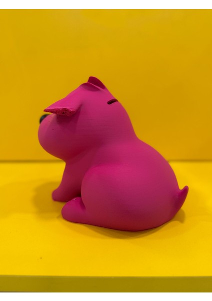 Pembe Sevimli Köpek Kumbara
