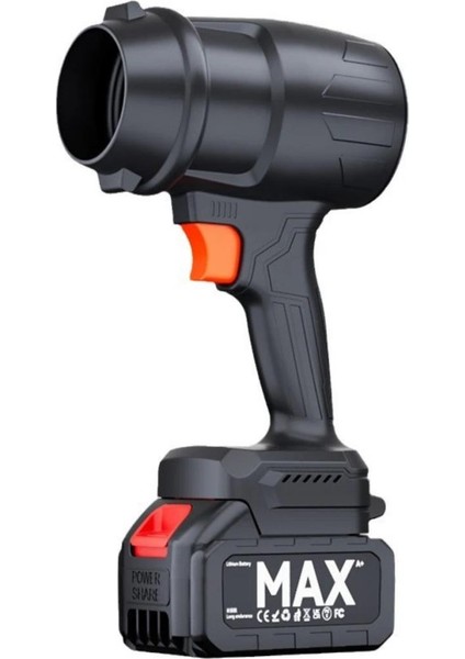 350W Şarjlı Ultra Güçlü 30000RPM Üfleme Cihazı, Araç Su Itici, Yaprak Itici, Mangal Hava Üfleyici