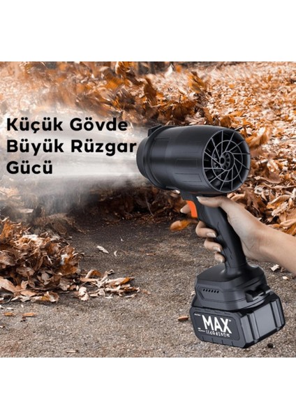 350W Şarjlı Ultra Güçlü 30000RPM Üfleme Cihazı, Araç Su Itici, Yaprak Itici, Mangal Hava Üfleyici fırsatları