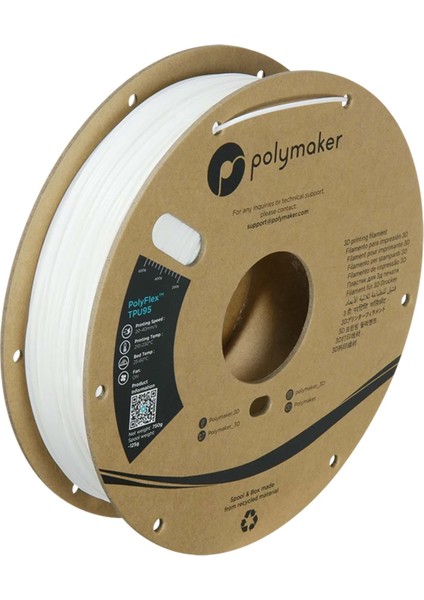 Polyflex TPU95 Filament Beyaz