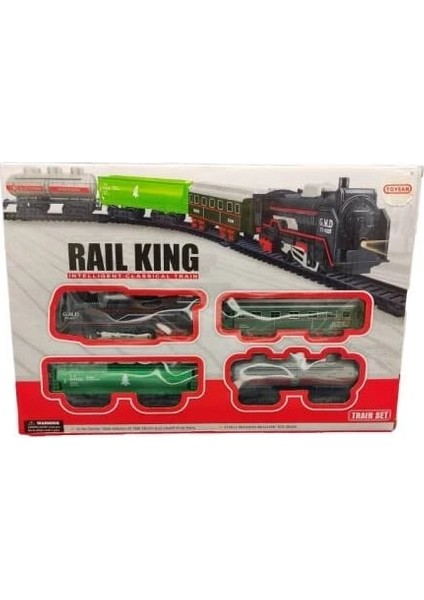 Rail King Pilli Raylı Tren Seti