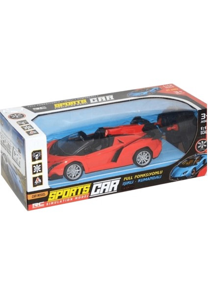1:18 Şarjlı Uzaktan Kumandalı Ful Fonksiyon Araba