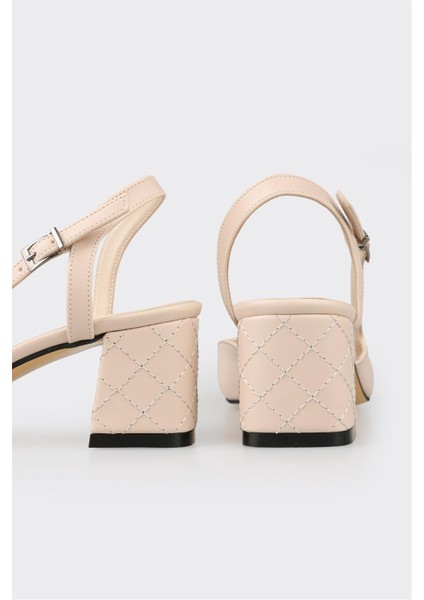 Bej Kadın Topuklu Ayakkabı fırsatları