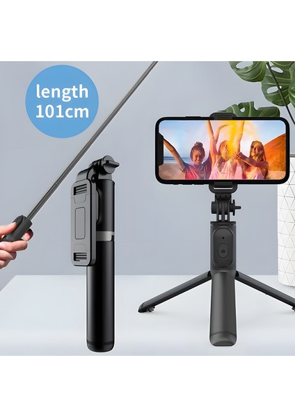 Akıllı Telefonlar Için Tripod, Kablosuz Uzaktan Deklanşör, Selfi Çubuğu Q1 Telefon Tutucu fiyatları