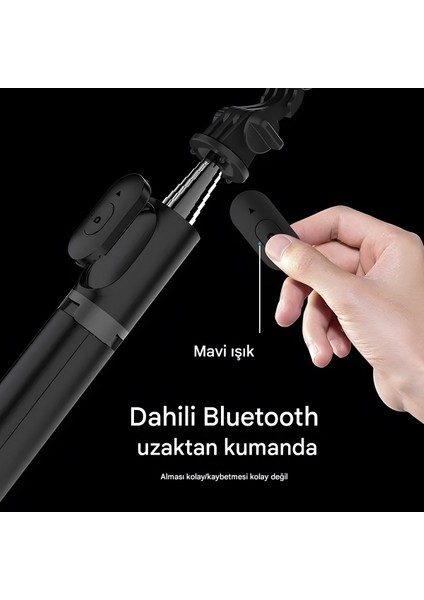 Akıllı Telefonlar Için Tripod, Kablosuz Uzaktan Deklanşör, Selfi Çubuğu Q1 Telefon Tutucu fırsatları