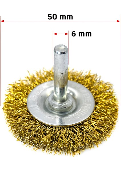 Boya Kurum Pas Zımparalama Kazıma Temizleme Fırçası Pimli Çanak Daire Tel Fırça Matkap Uyumlu 50 mm fiyatları