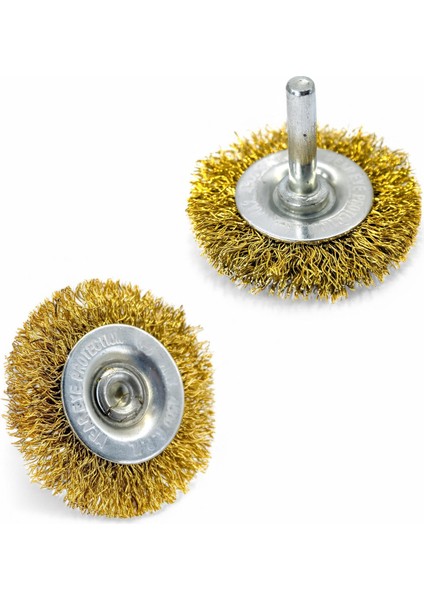 Boya Kurum Pas Zımparalama Kazıma Temizleme Fırçası Pimli Çanak Daire Tel Fırça Matkap Uyumlu 50 mm fırsatları