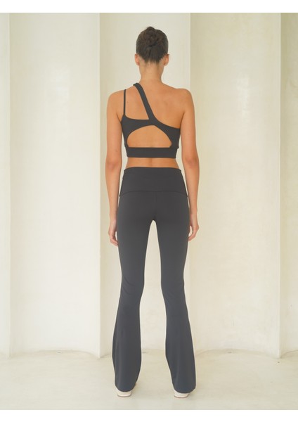 Mai Asana Geniş Paça Spor Antrasit Pantolon