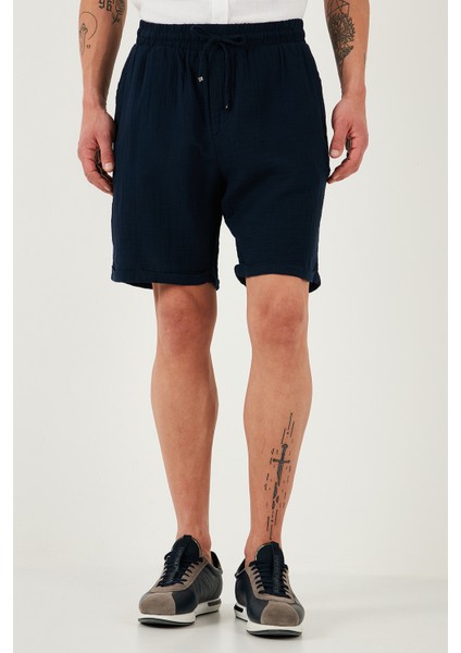 Pamuk Regular Fit Normal Bel Müslin Short Erkek Short CF25S657802