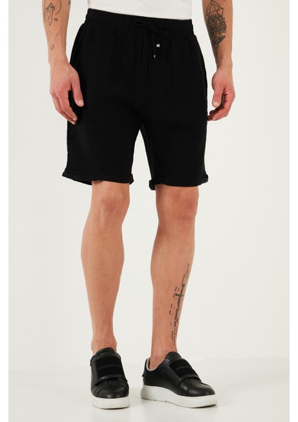 Pamuk Regular Fit Normal Bel Müslin Short Erkek Short CF25S657802