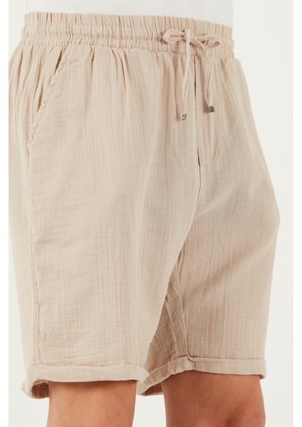 Pamuk Regular Fit Normal Bel Müslin Short Erkek Short CF25S657802