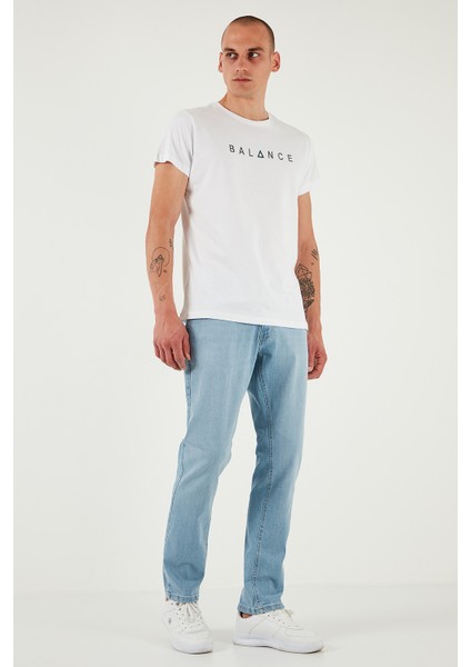 Streç Pamuklu Regular Fit Normal Bel Boru Paça Jeans Erkek Kot Pantolon 2201S512PARMA