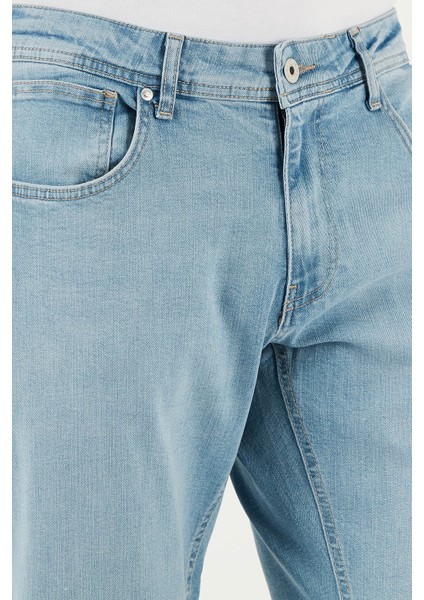 Streç Pamuklu Regular Fit Normal Bel Boru Paça Jeans Erkek Kot Pantolon 2201S512PARMA fırsatları