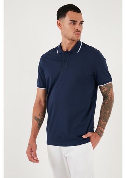 Pamuklu Regular Fit Polo Yaka T Shirt Erkek Polo Yaka T Shirt 5902063 fırsatları