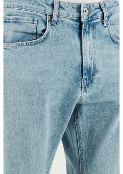 Streç Pamuklu Slim Fit Normal Bel Boru Paça Jeans Erkek Kot Pantolon 5900S601MILANO fırsatları