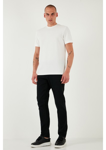 Streç Pamuklu Slim Fit Yüksek Bel Dar Paça Jeans Erkek Kot Pantolon 3300S55TOKYO