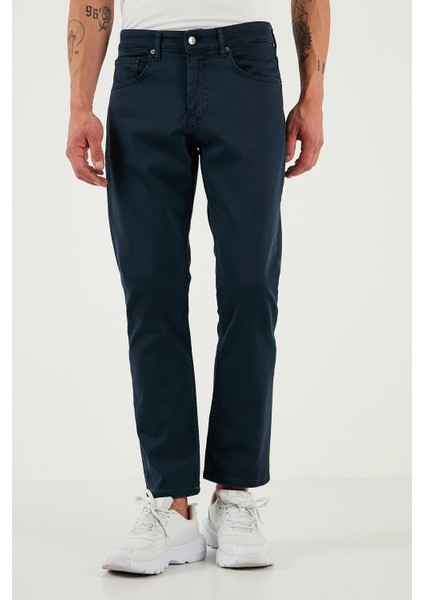 Streç Pamuklu Comfort Fit Yüksek Bel Boru Paça Jeans Erkek Kot Pantolon 4400S65TEXAS modelleri