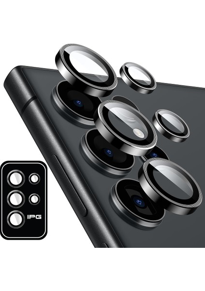 Sam. Galaxy S25 Ultra Için Prolens Kamera Lens Koruyucu Alüminyum CD Çerçeveli, Kırılmaz Cam