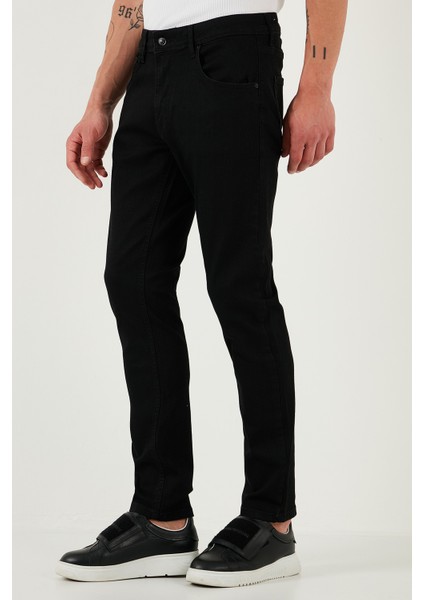 Streç Pamuklu Slim Fit Yüksek Bel Dar Paça Jeans Erkek Kot Pantolon 3300S68TOKYO fırsatları