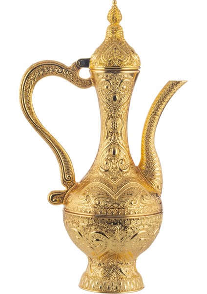 2 Adet Payitaht Motif Işlemeli Büyük Boy Zemzem Ibriği (268-2)