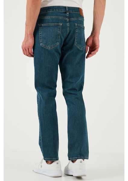 Streç Pamuklu Regular Fit Normal Bel Boru Paça Jeans Erkek Kot Pantolon 2210S56PARMA indirimleri