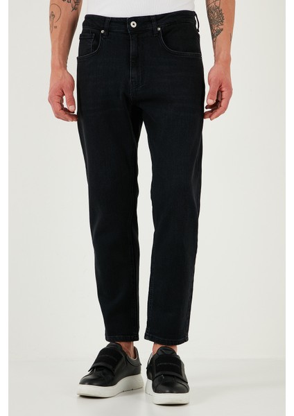 Streç Pamuklu Slim Fit Normal Bel Boru Paça Jeans Erkek Kot Pantolon 5900S50MILANO modelleri