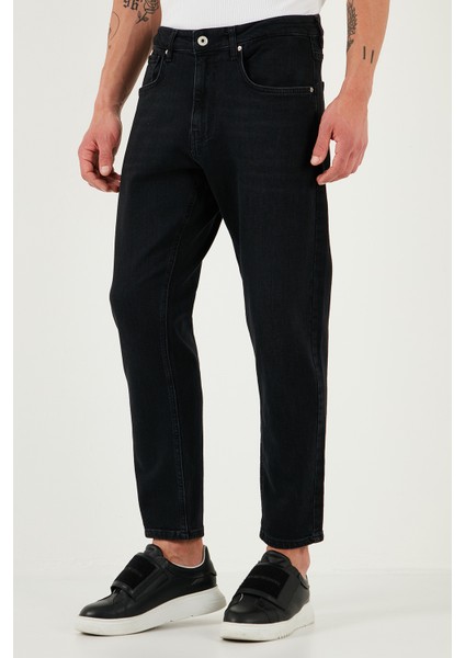 Streç Pamuklu Slim Fit Normal Bel Boru Paça Jeans Erkek Kot Pantolon 5900S50MILANO fırsatları