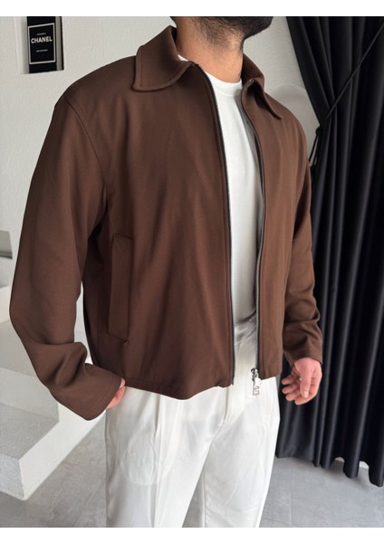 Erkek Özel Premium Seri Düz Model Oversize Kalıp Ceket